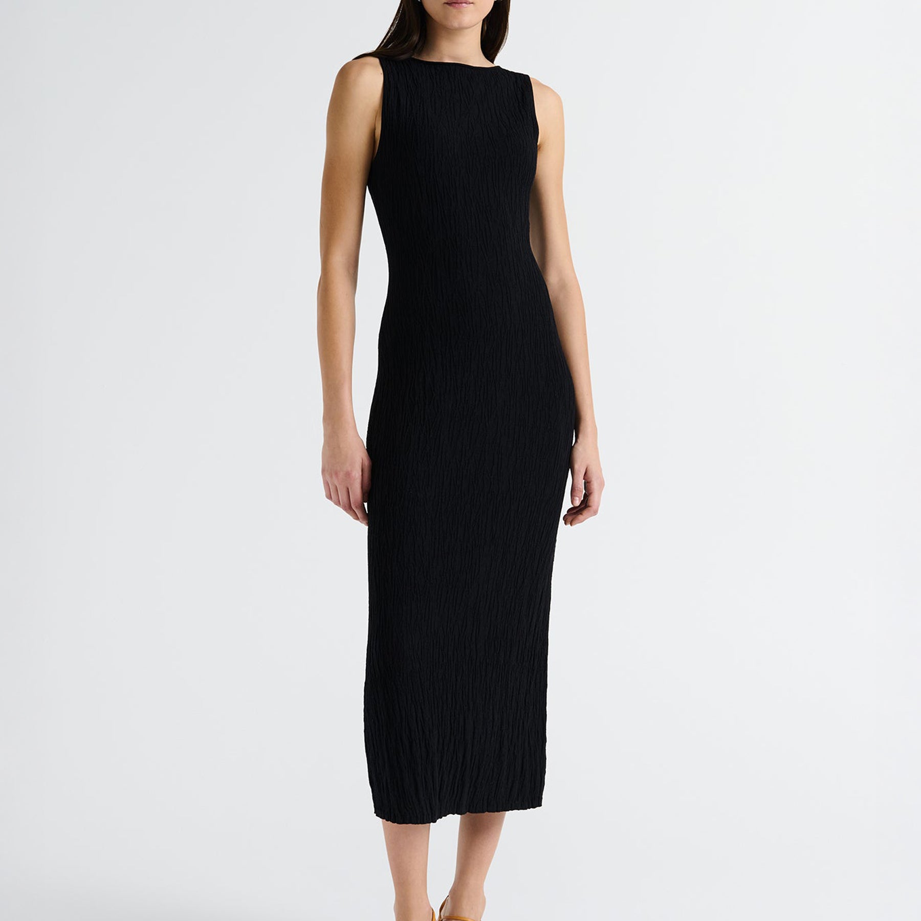 Anna Quan | Martina Dress in Black Raven | The UNDONE