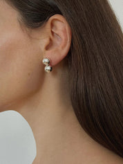 Balade | Deia Large Earrings in 925 Sterling Silver | The UNDONE