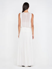 BEC + BRIDGE | Rhone Drop Waist Dress in Ivory | The UNDONE