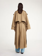 By Malene Birger | Alaya Trench Coat in Tan Fosil | The UNDONE