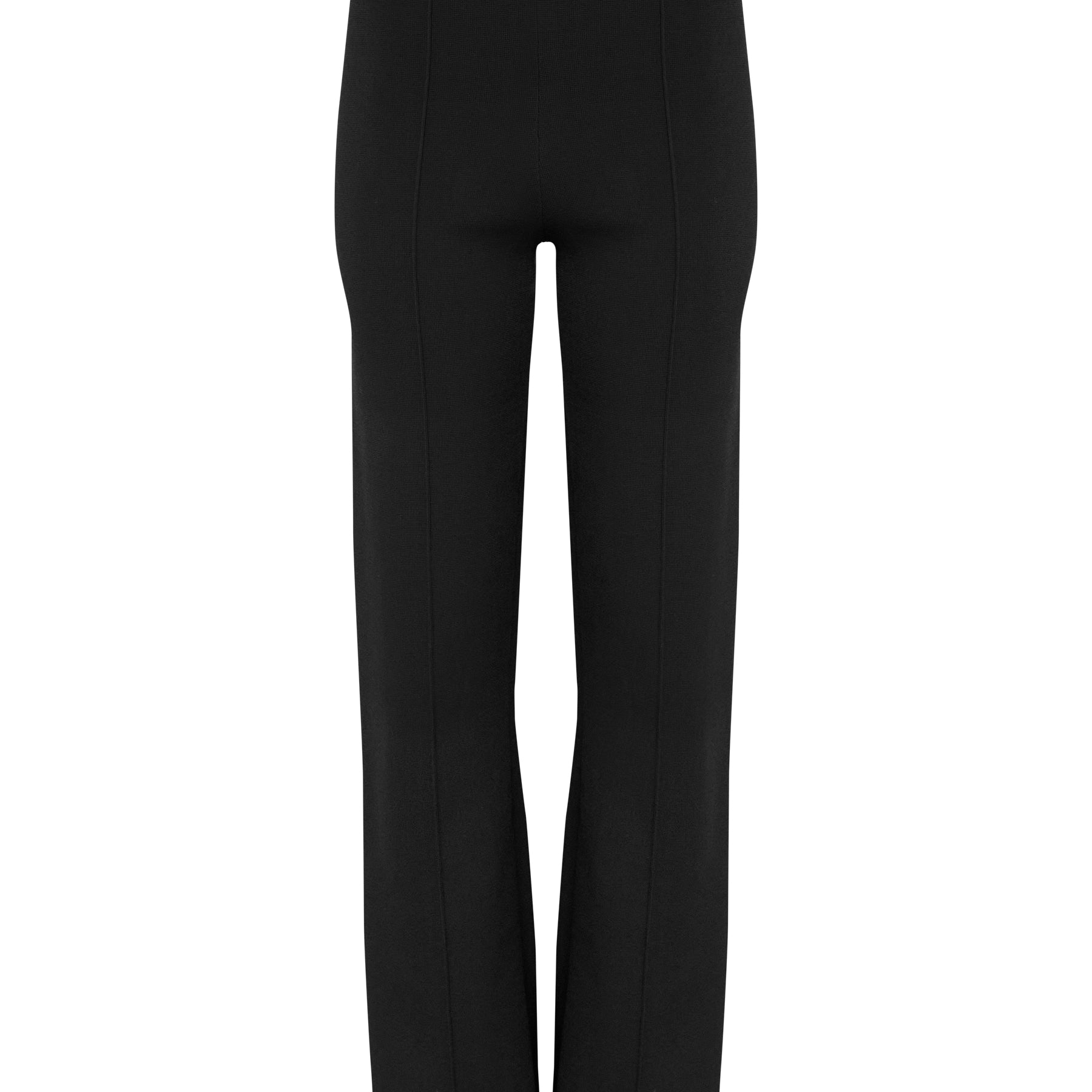 Clea | Walter Knit Trouser in Black | The UNDONE