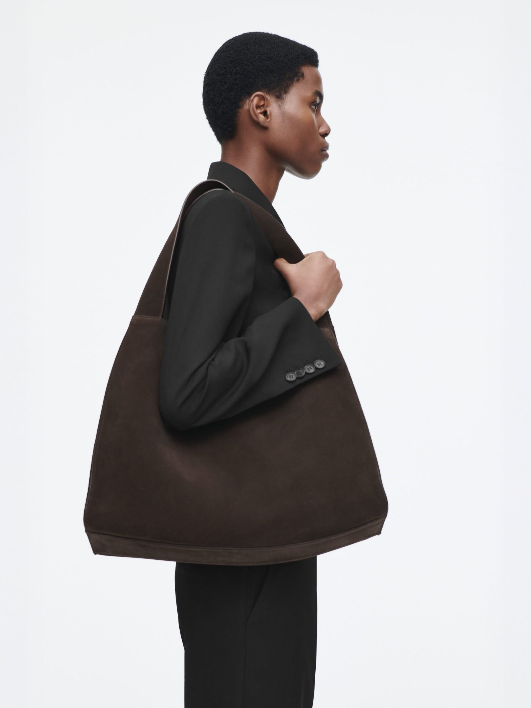COS | Alcove Tote Bag in Brown Leather | The UNDONE