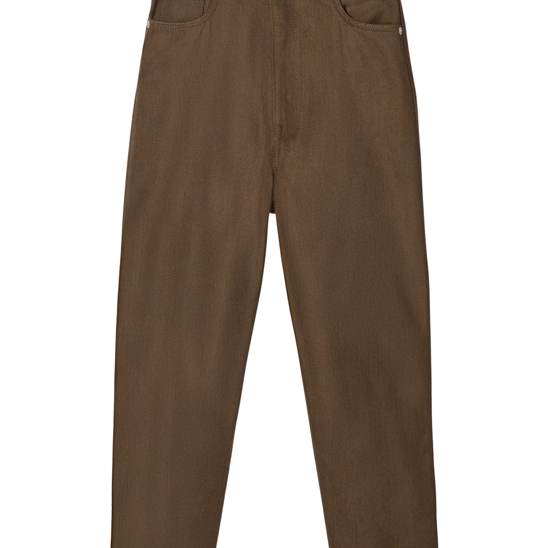 COS | Bay Barrel-Leg Jeans in Brown | The UNDONE