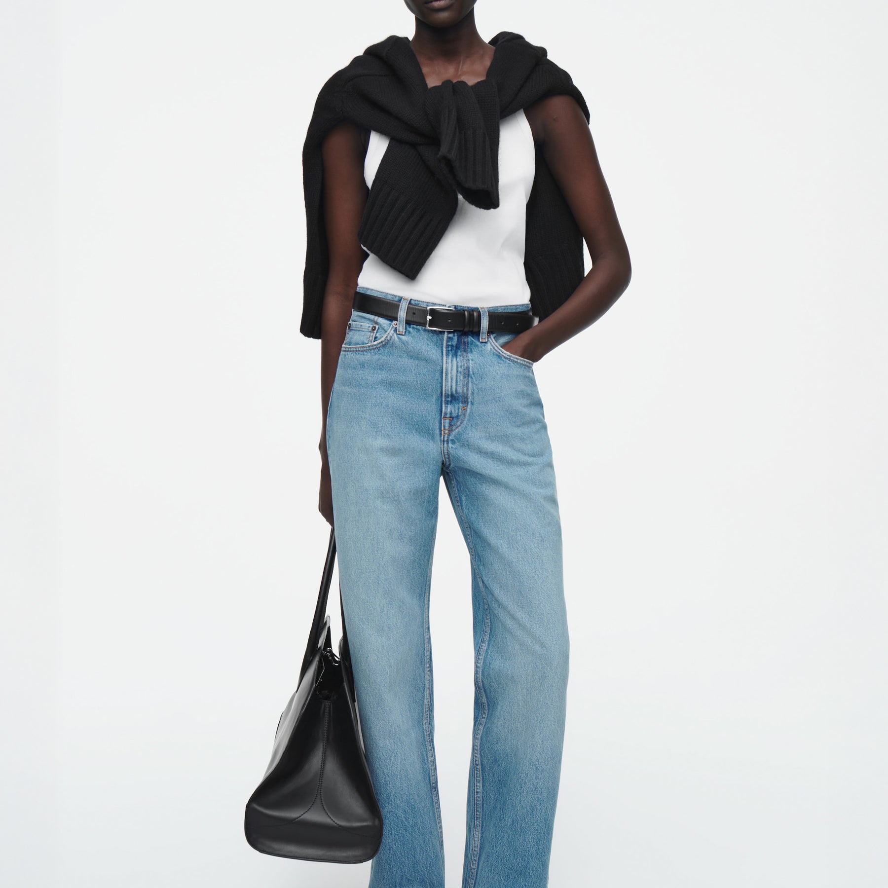 COS | Column Jeans in Light Blue | The UNDONE
