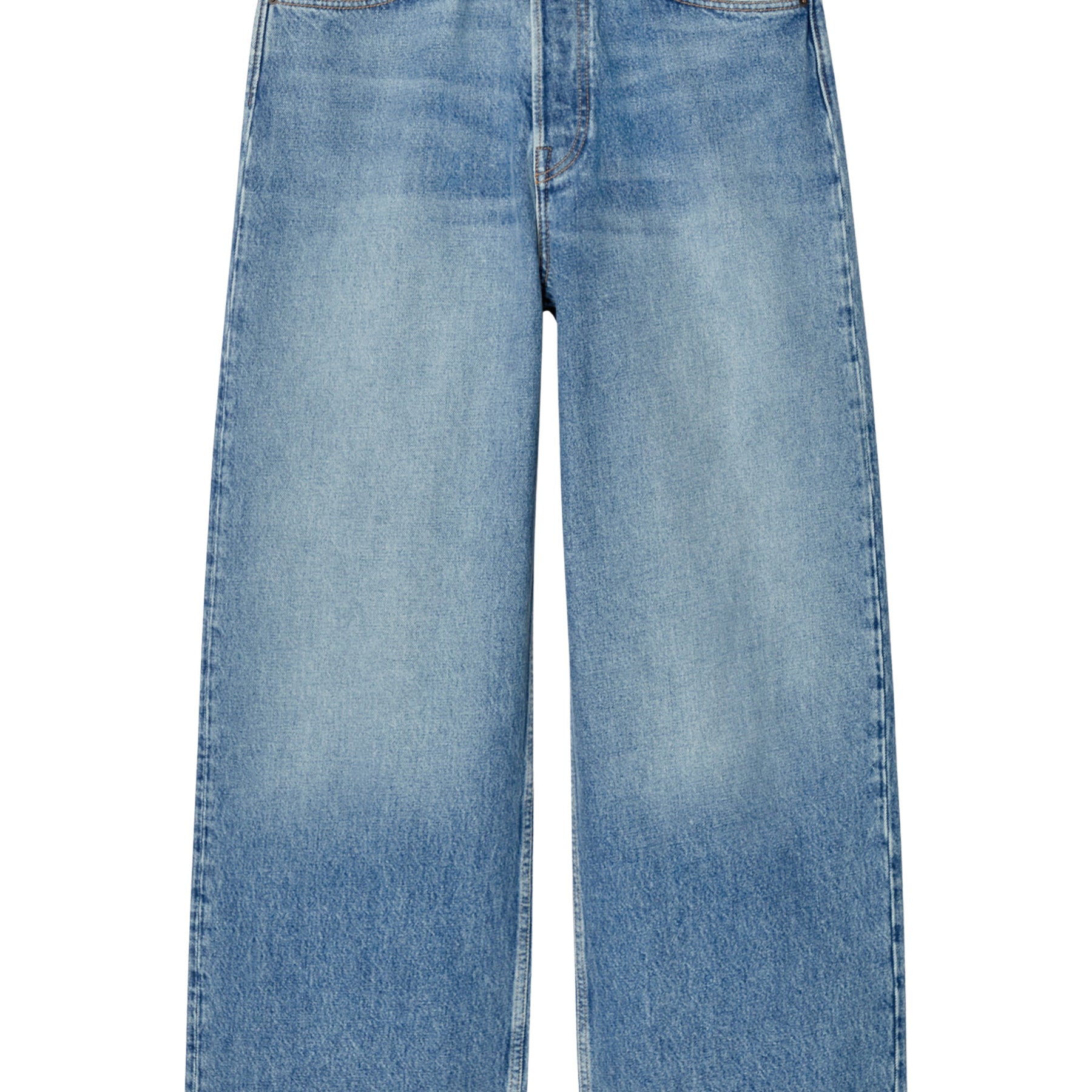 COS | Volume Wide-Leg Jeans in True Blue | The UNDONE