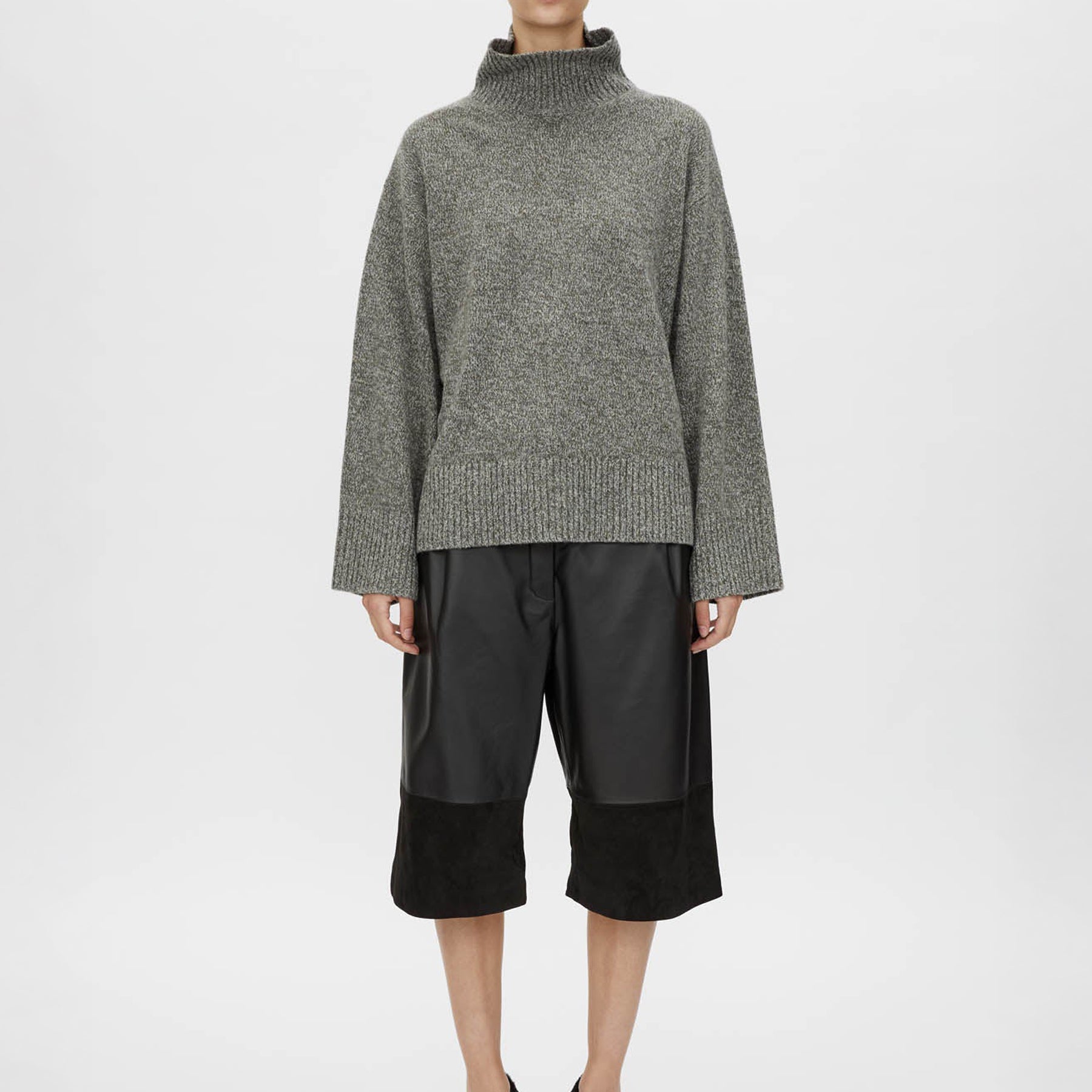 Camilla and Marc | Breccia Knit Sweater in Khaki Twill | The UNDONE