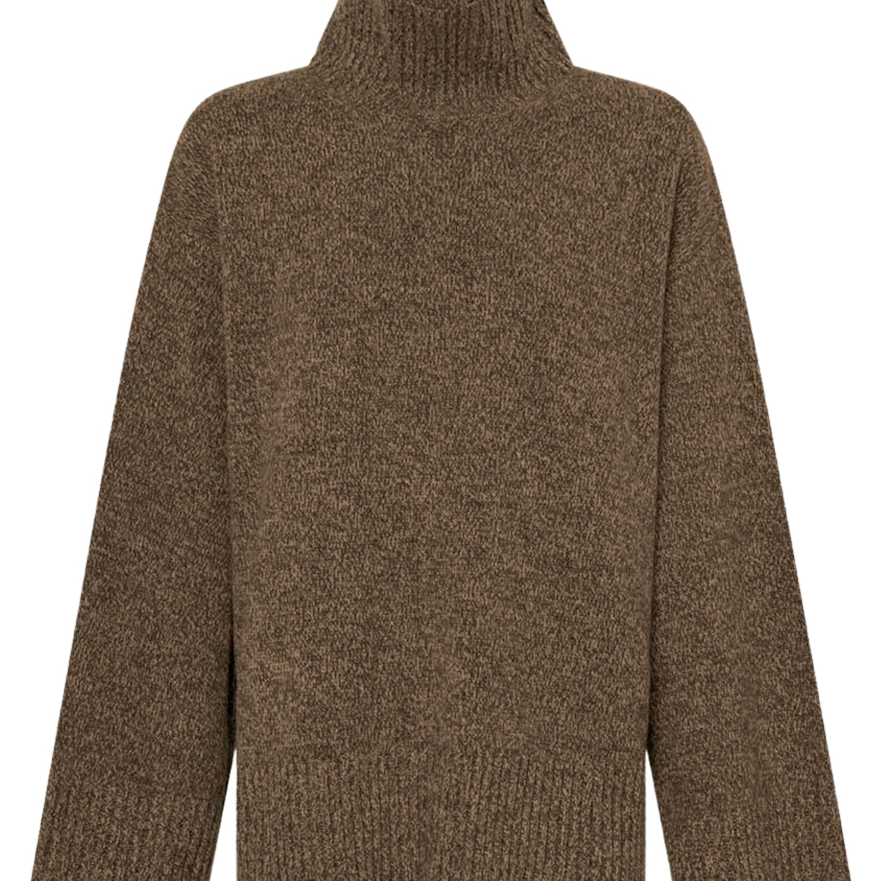 Camilla and Marc | Breccia Knit Sweater in Chocolate Brown Cream | The UNDONE