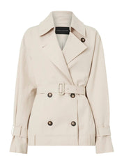 Camilla and Marc Neroli Short Trench in Alabaster White | TheUNDONE