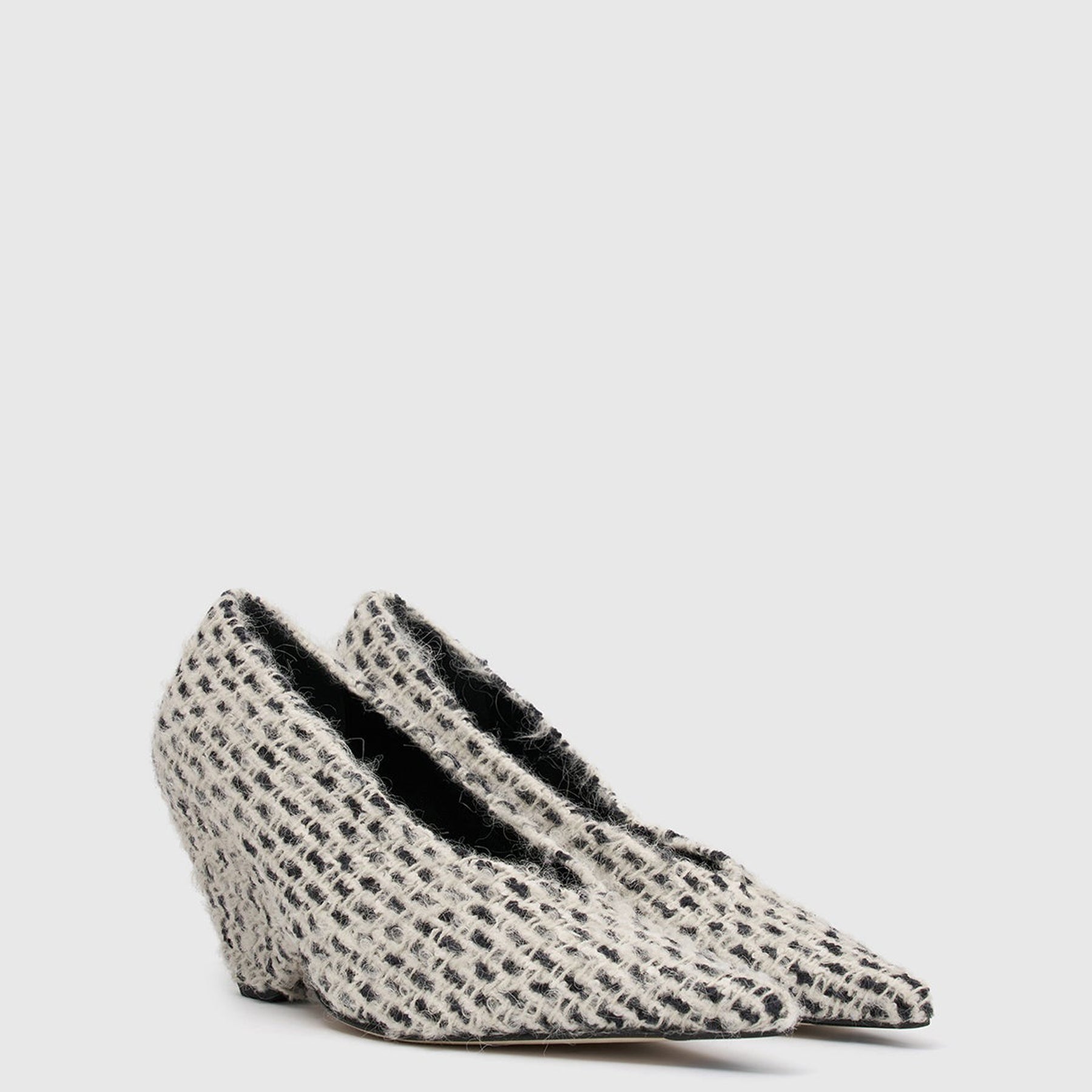 CAMILLA AND MARC | Rhys Braided Pump in Cream Black | The UNDONE