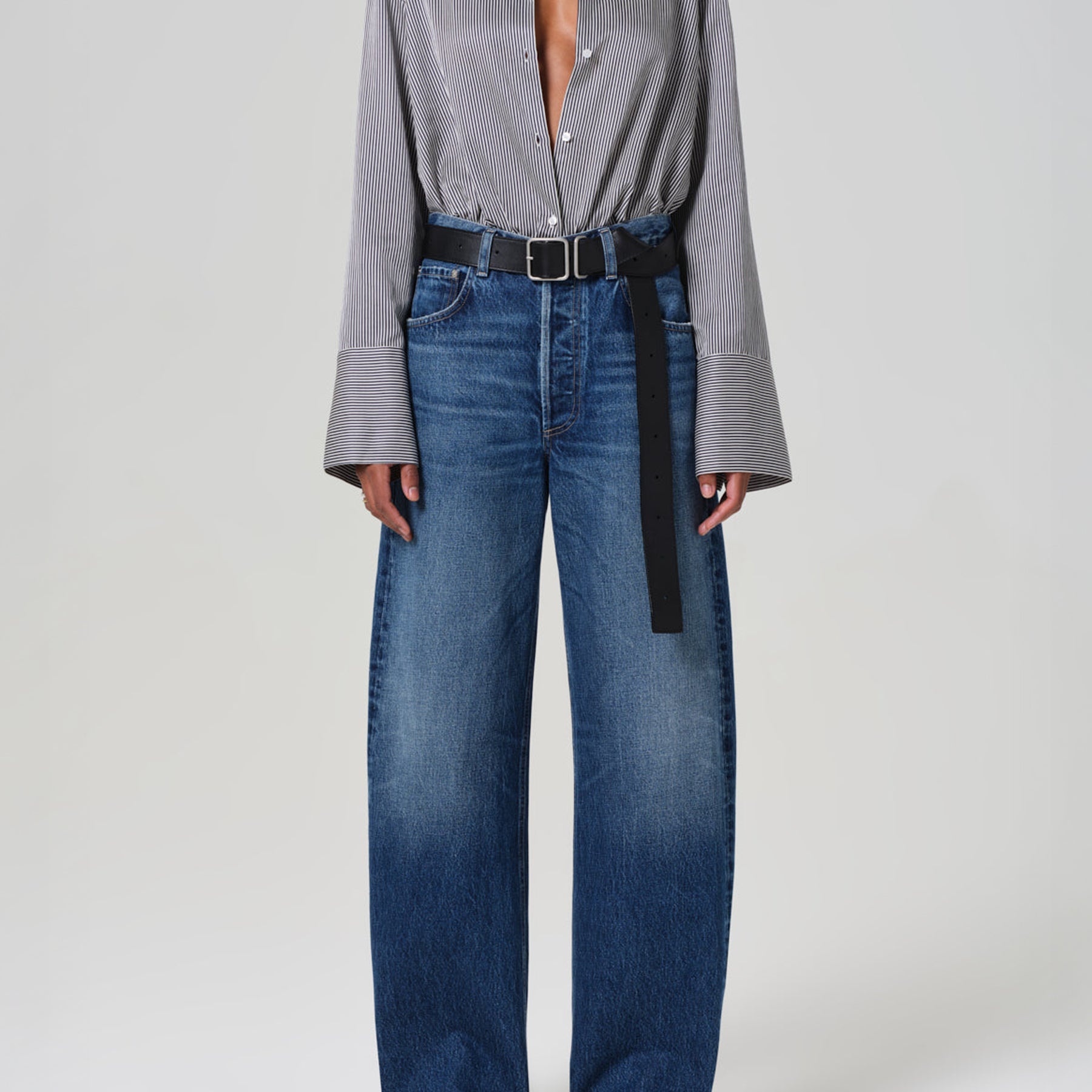 Citizens of Humanity | Ayla Baggy Jean in Blue Claremont | The UNDONE