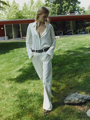 Citizens of Humanity | Ayla Baggy Jean in White Pashmina | The UNDONE
