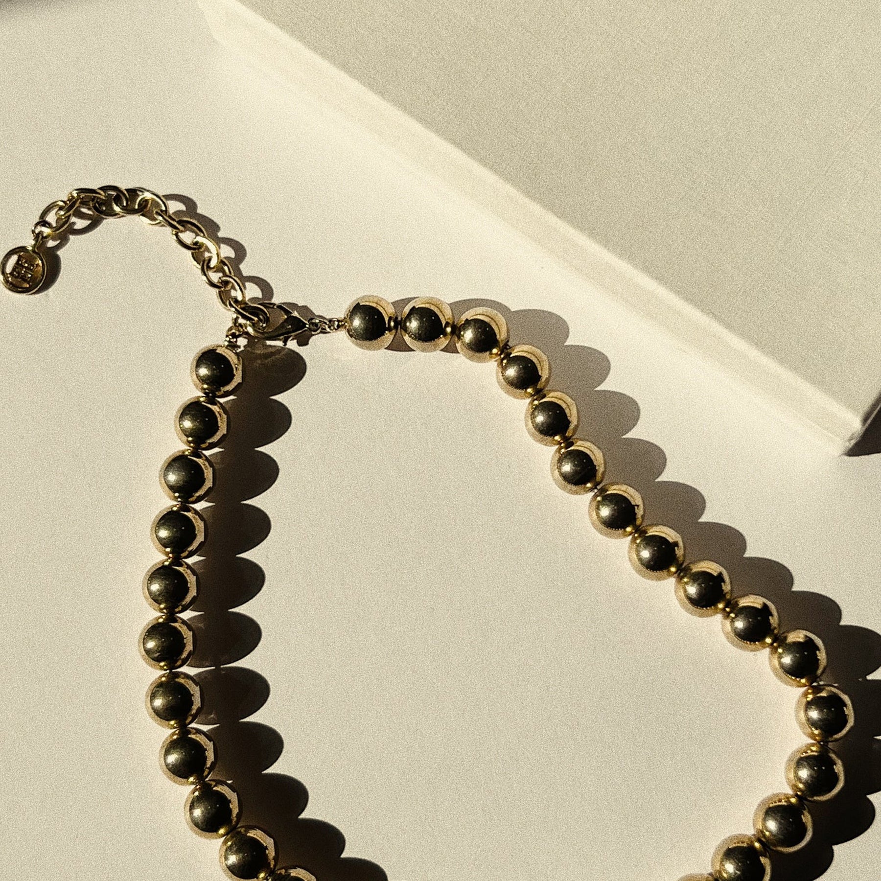 CONSTANTINA VINTAGE | Givenchy 1980's Gold Plated Circular Adjustable Necklace | The UNDONE