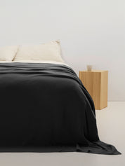 CULTIVER | 100% NZ Merino Wool Blanket in Slate | The UNDONE
