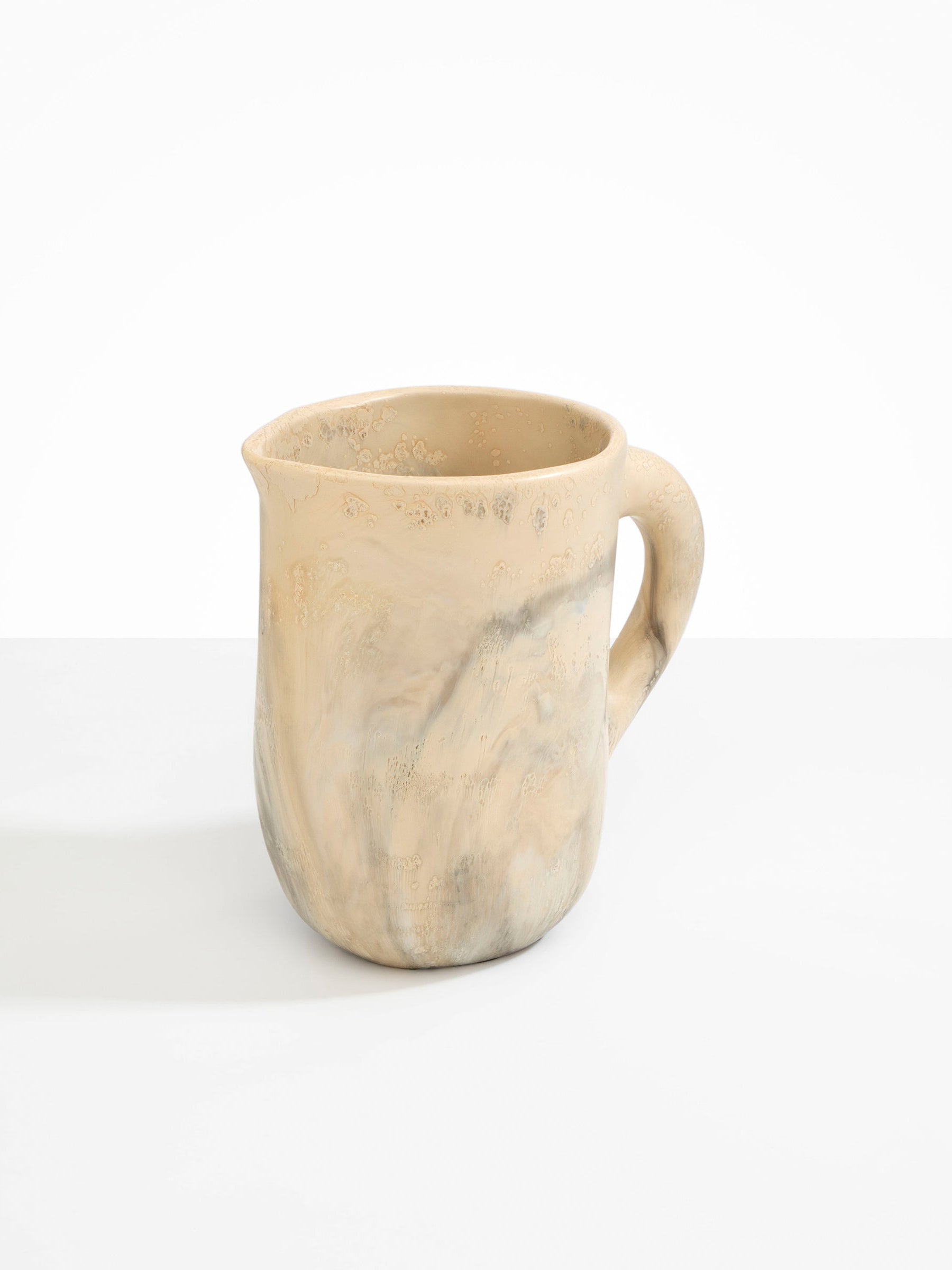 Dinosaur Designs | Large Rock Jug in Neutral Sandy Pearl | The UNDONE