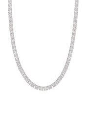 Dorsey | Lilia Collar Necklace in Sapphires and Sterling Silver | The UNDONE