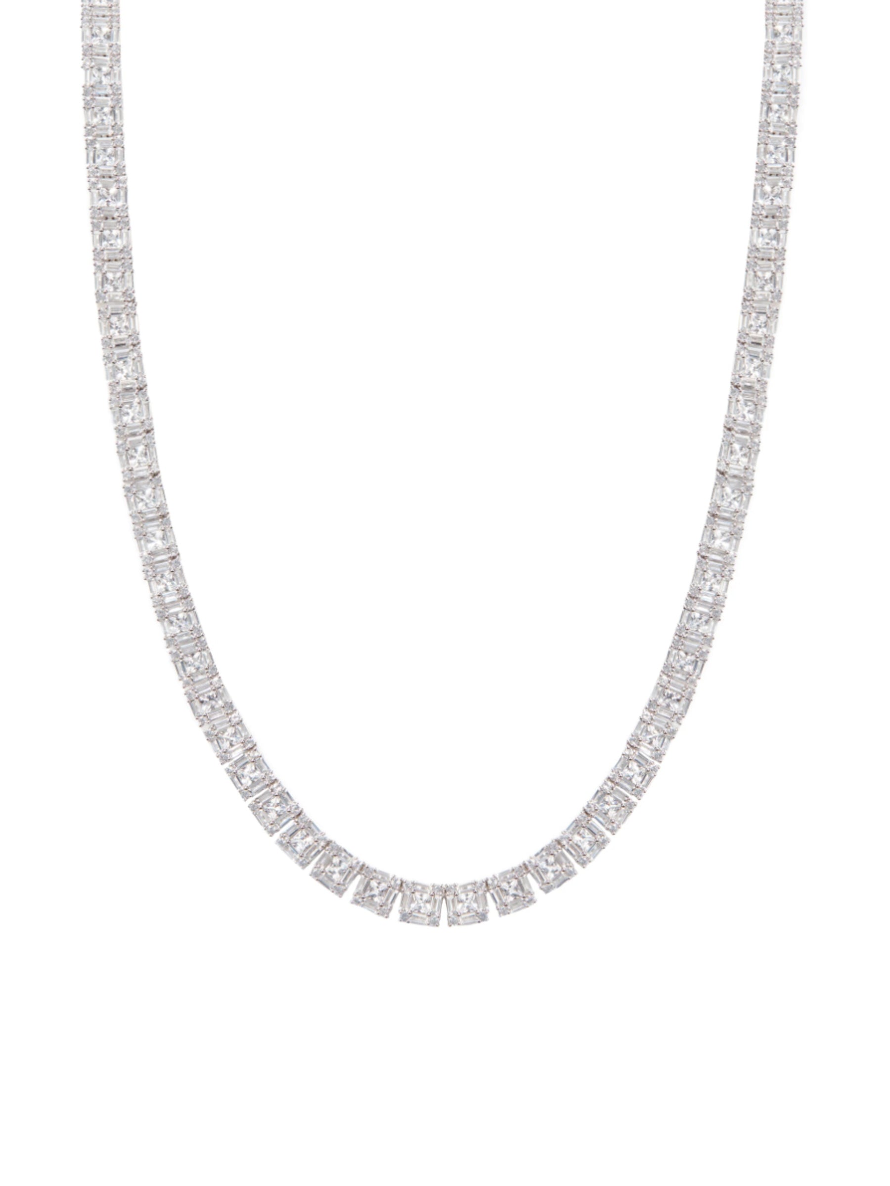 Dorsey | Lilia Collar Necklace in Sapphires and Sterling Silver | The UNDONE