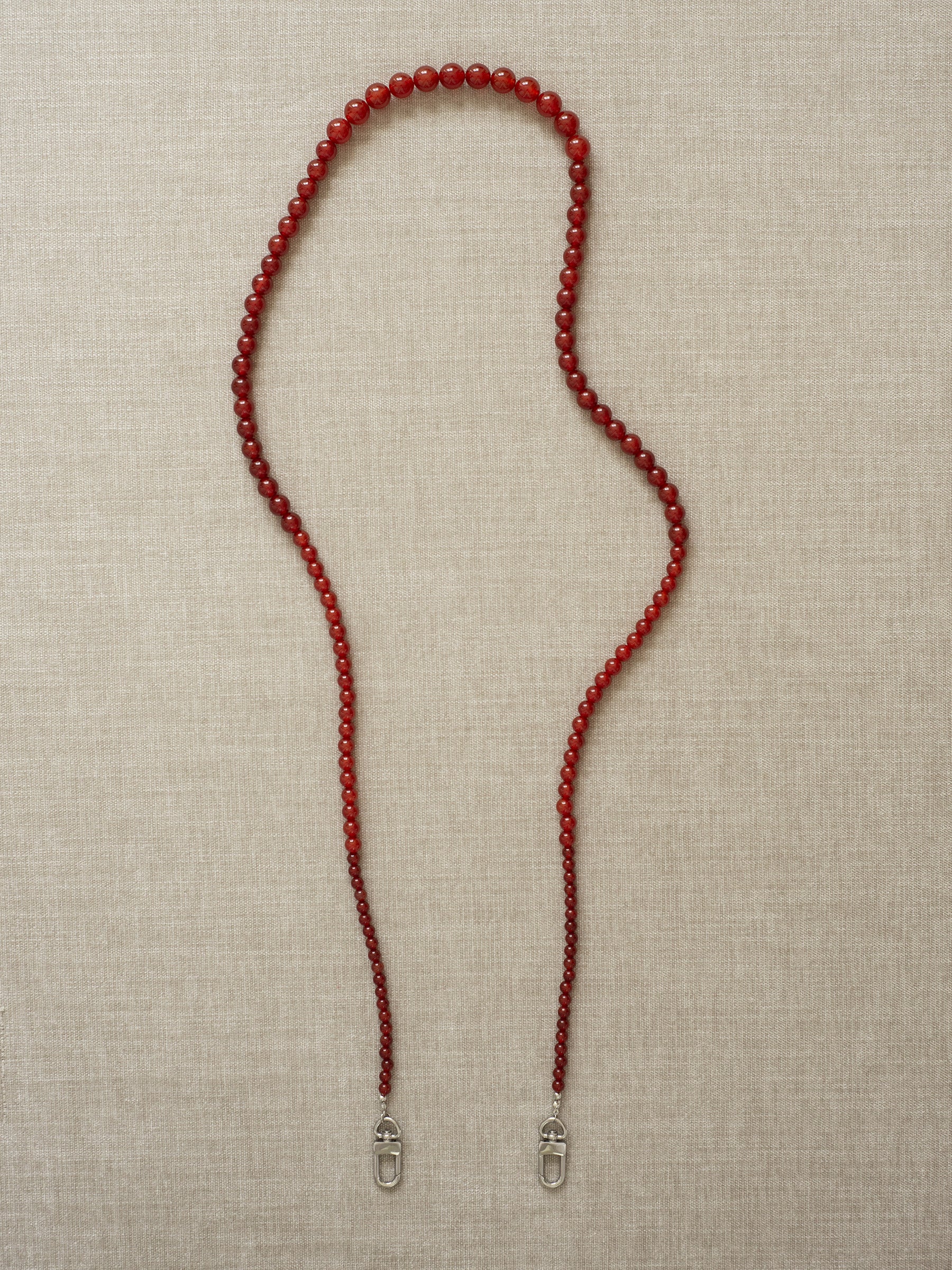 Dree Red Carnelian Crossbody Phone Chain - Functional Jewellery | The UNDONE