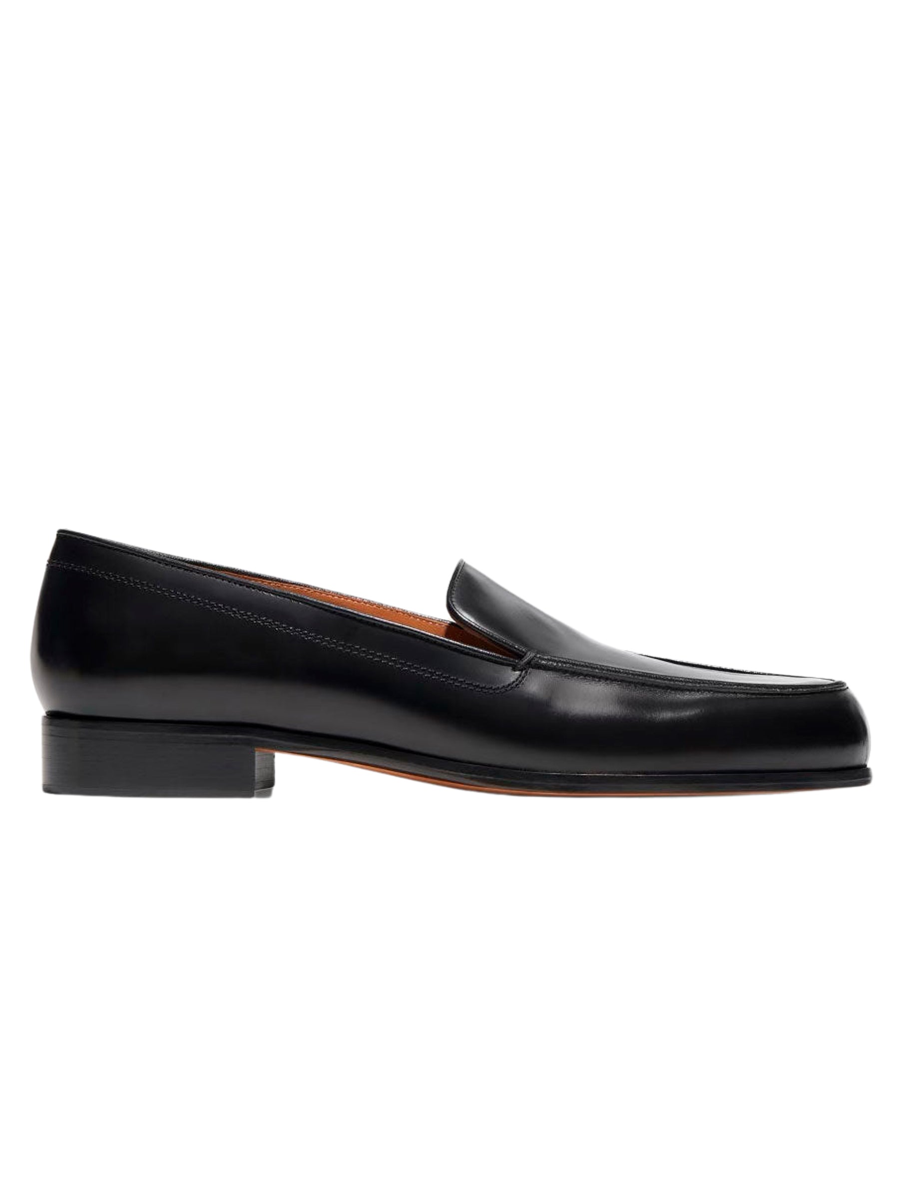 Emme Parsons | Danielle Loafer in Black Spazzolato | The UNDONE