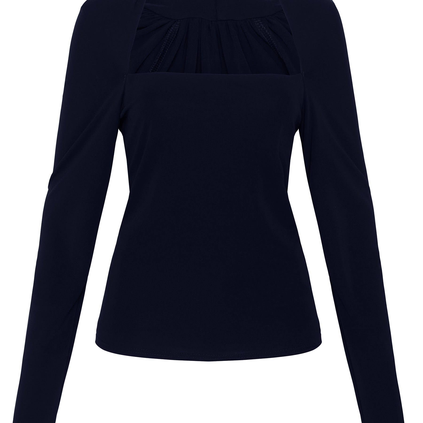 Esse Studios | Odessa Square Top in French Navy | The UNDONE