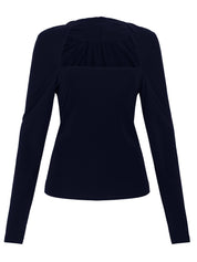 Esse Studios | Odessa Square Top in French Navy | The UNDONE