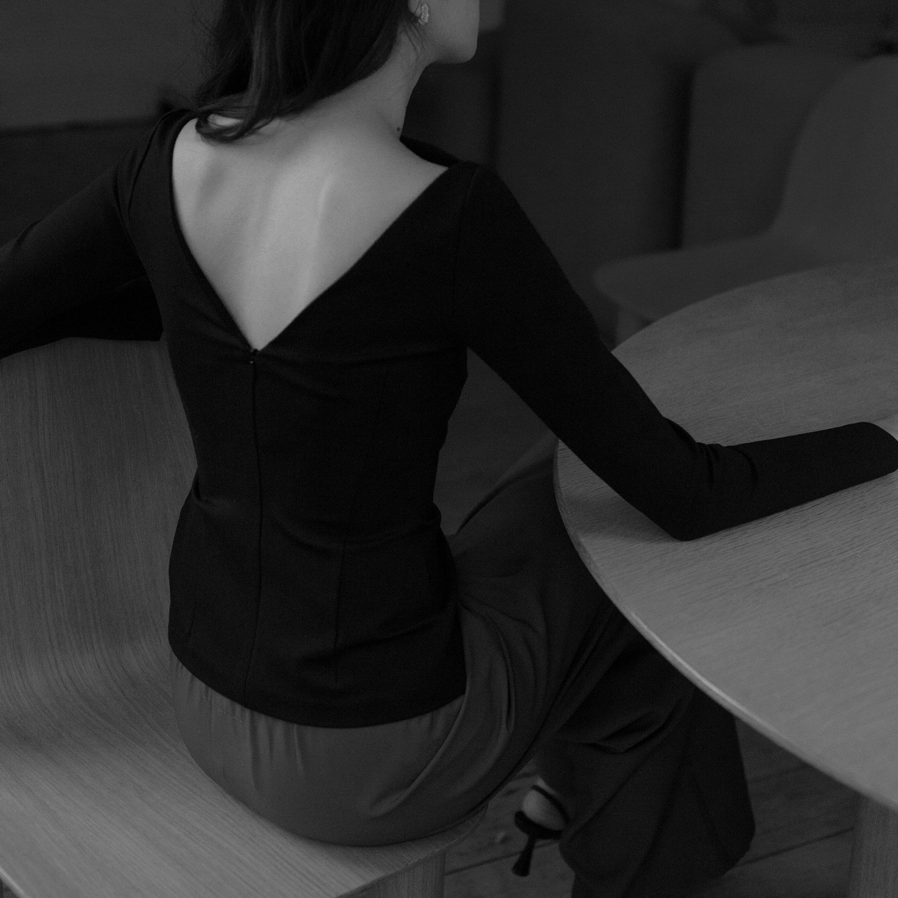 Harris Tapper | Audrey Top in Black | The UNDONE