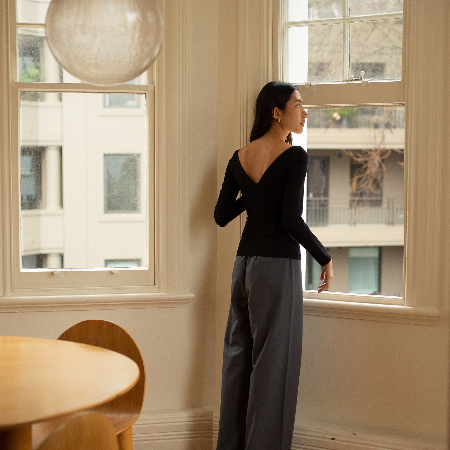 Harris Tapper | Irving Trouser in Grey Slate | The UNDONE