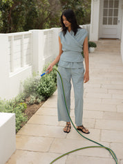 Harris Tapper | Chamberlain Top in Blue Dove | The UNDONE