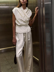 Harris Tapper | Chamberlain Top in Ivory | The UNDONE