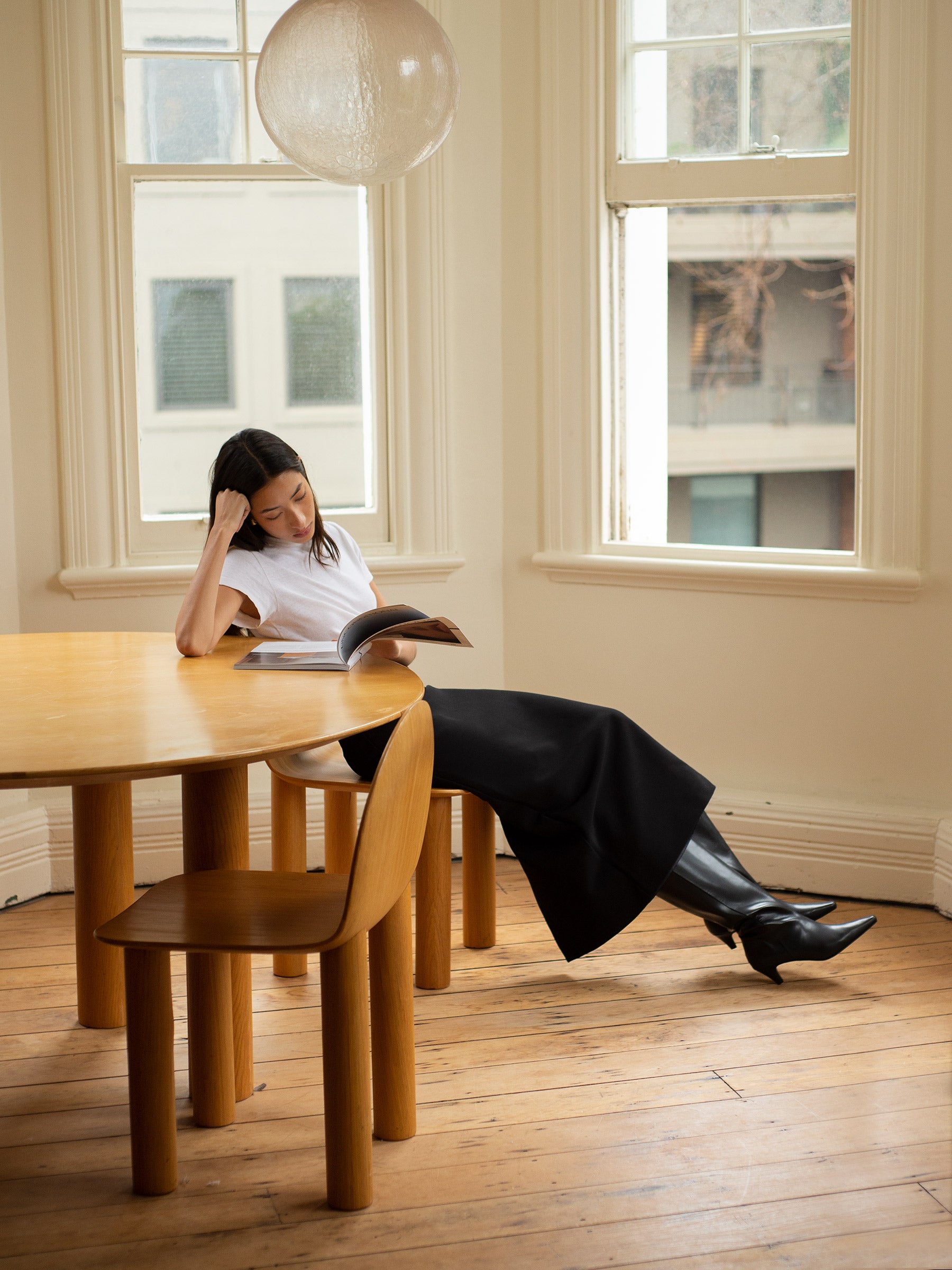 Harris Tapper | Holly Skirt in Black | The UNDONE