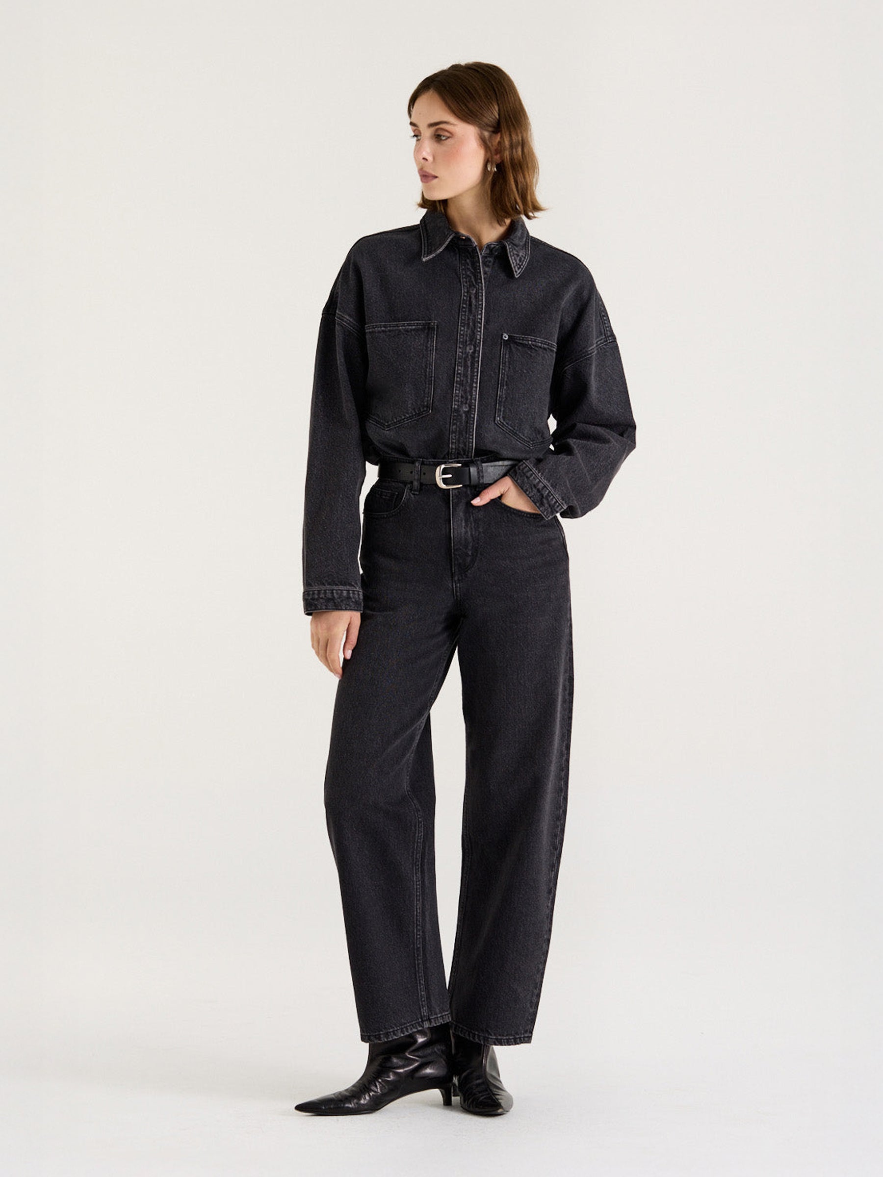 HENNE | Filomena Jean in Black Wash | The UNDONE