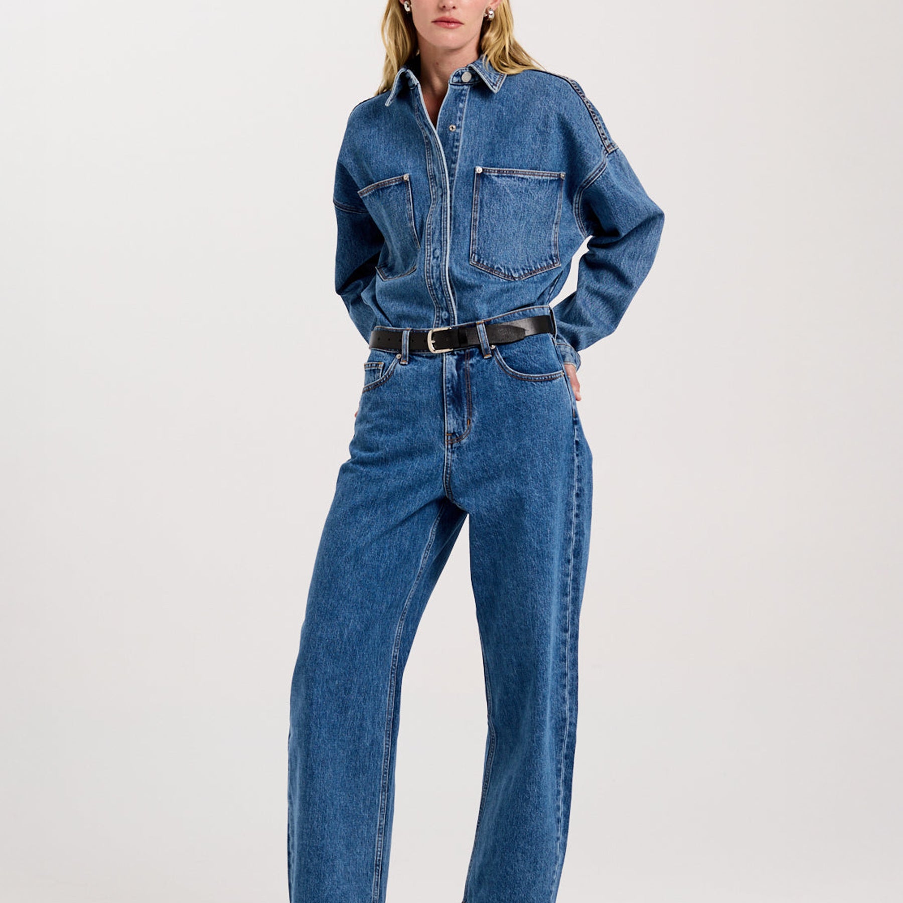 HENNE | Filomena Jean in Indigo Wash | The UNDONE