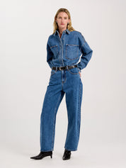 HENNE | Filomena Jean in Indigo Wash | The UNDONE