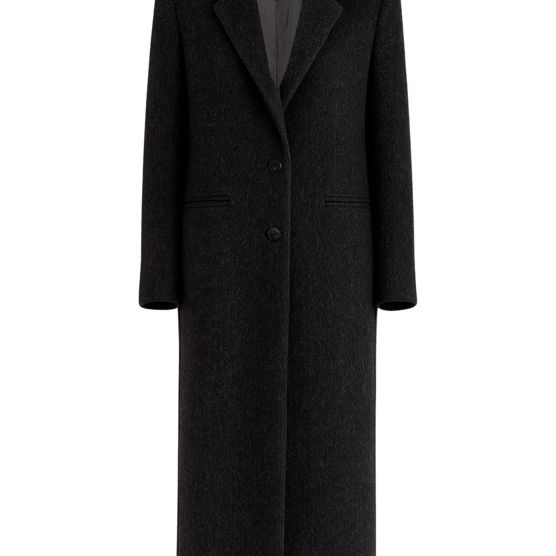 HENNE |  Marcella Coat in Charcoal Grey | The UNDONE