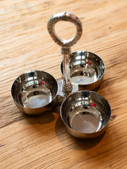 La Casa Homewares | Mezzatorre Aperitif Stand in Silver |  The UNDONE
