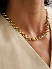 LIÉ STUDIO | Edith Necklace in Gold | The UNDONE