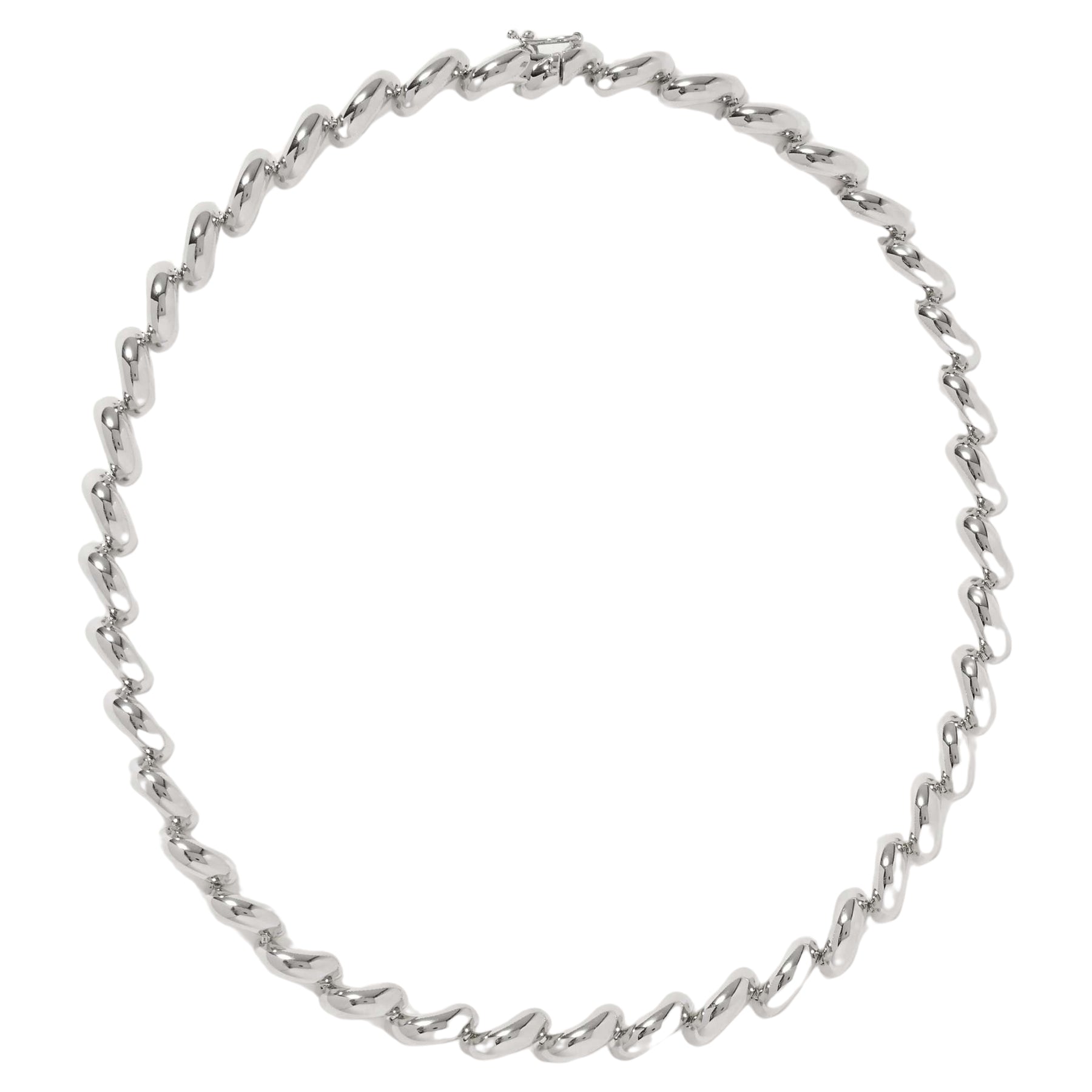 LIÉ STUDIO | Edith Necklace in Silver | The UNDONE