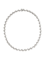 LIÉ STUDIO | Edith Necklace in Silver | The UNDONE
