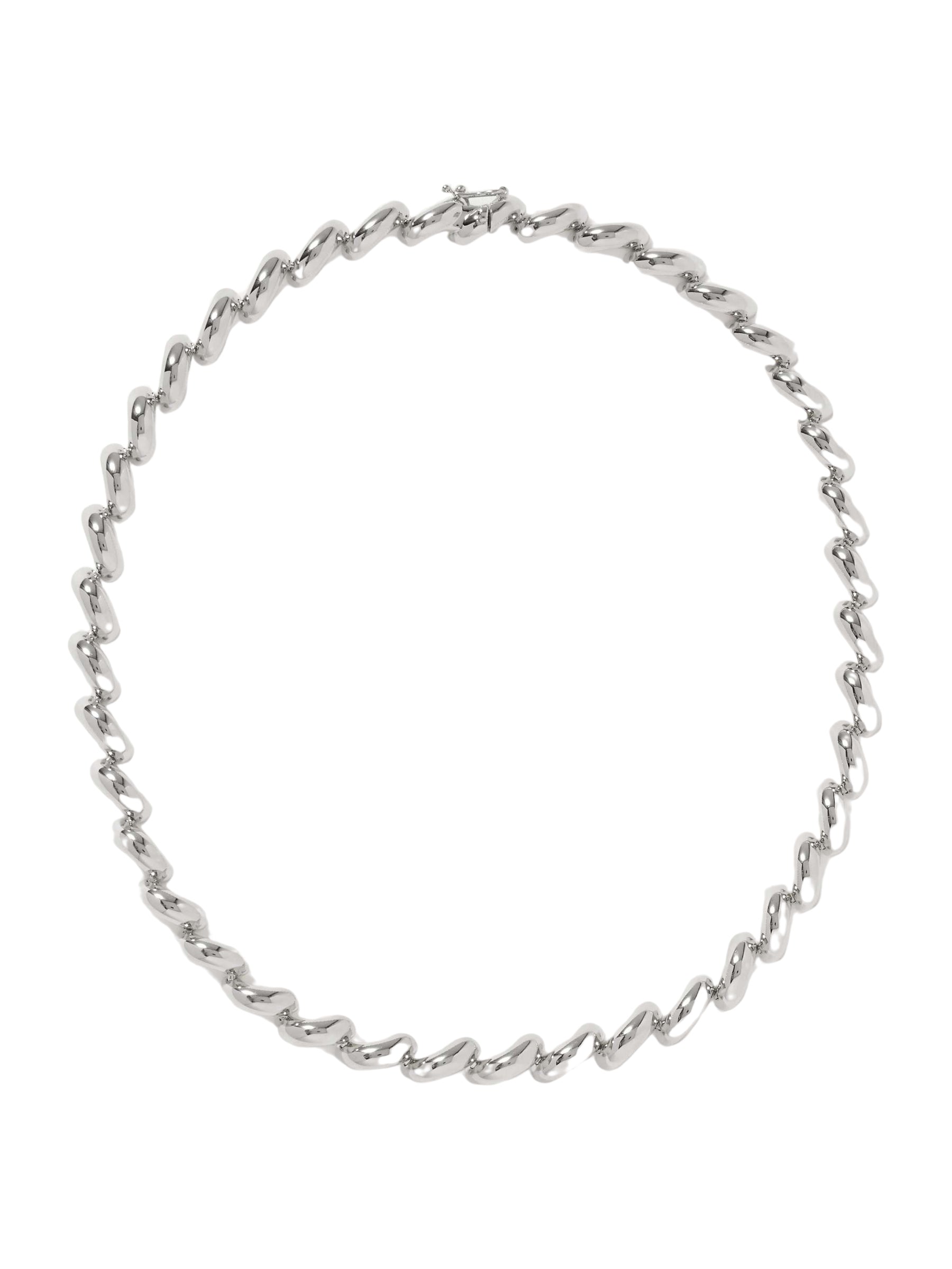 LIÉ STUDIO | Edith Necklace in Silver | The UNDONE