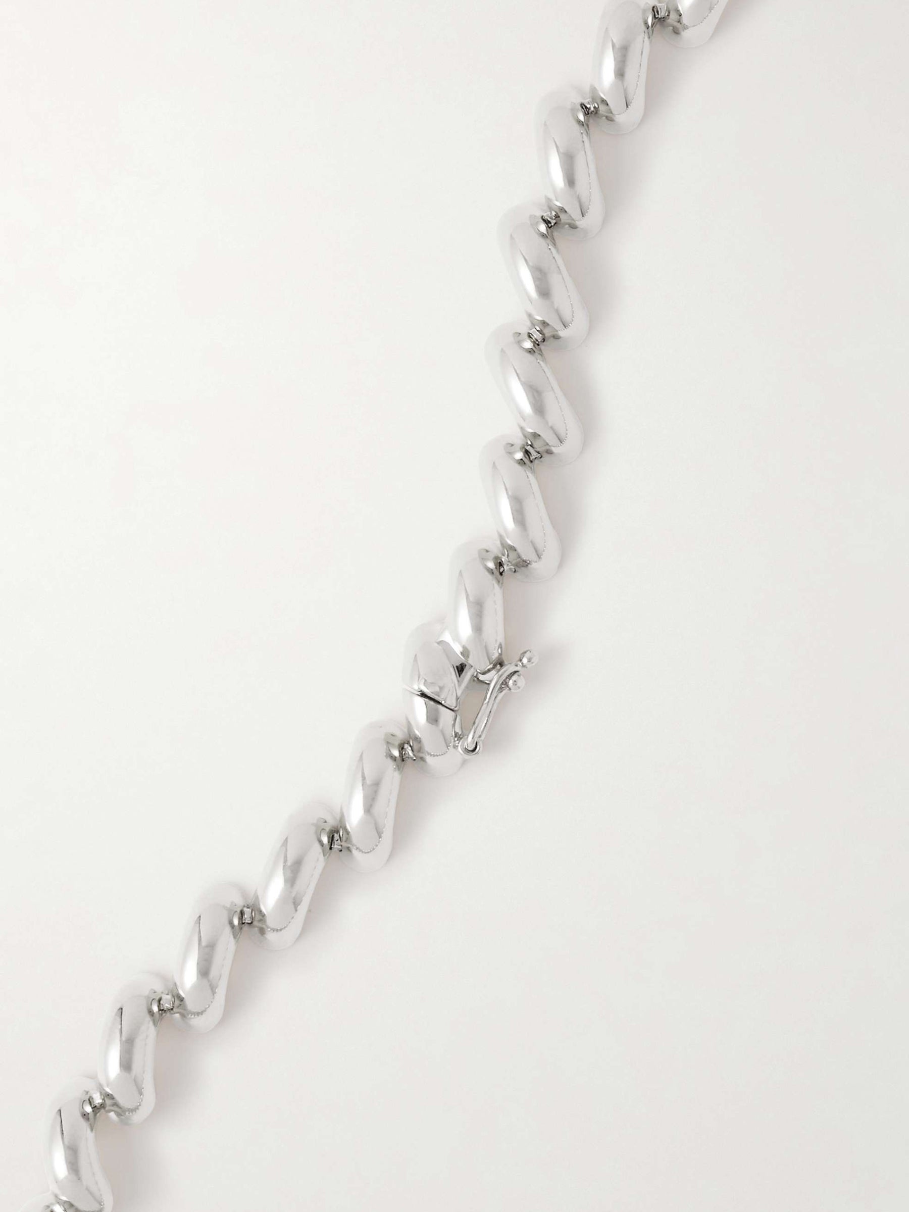 LIÉ STUDIO | Edith Necklace in Silver | The UNDONE
