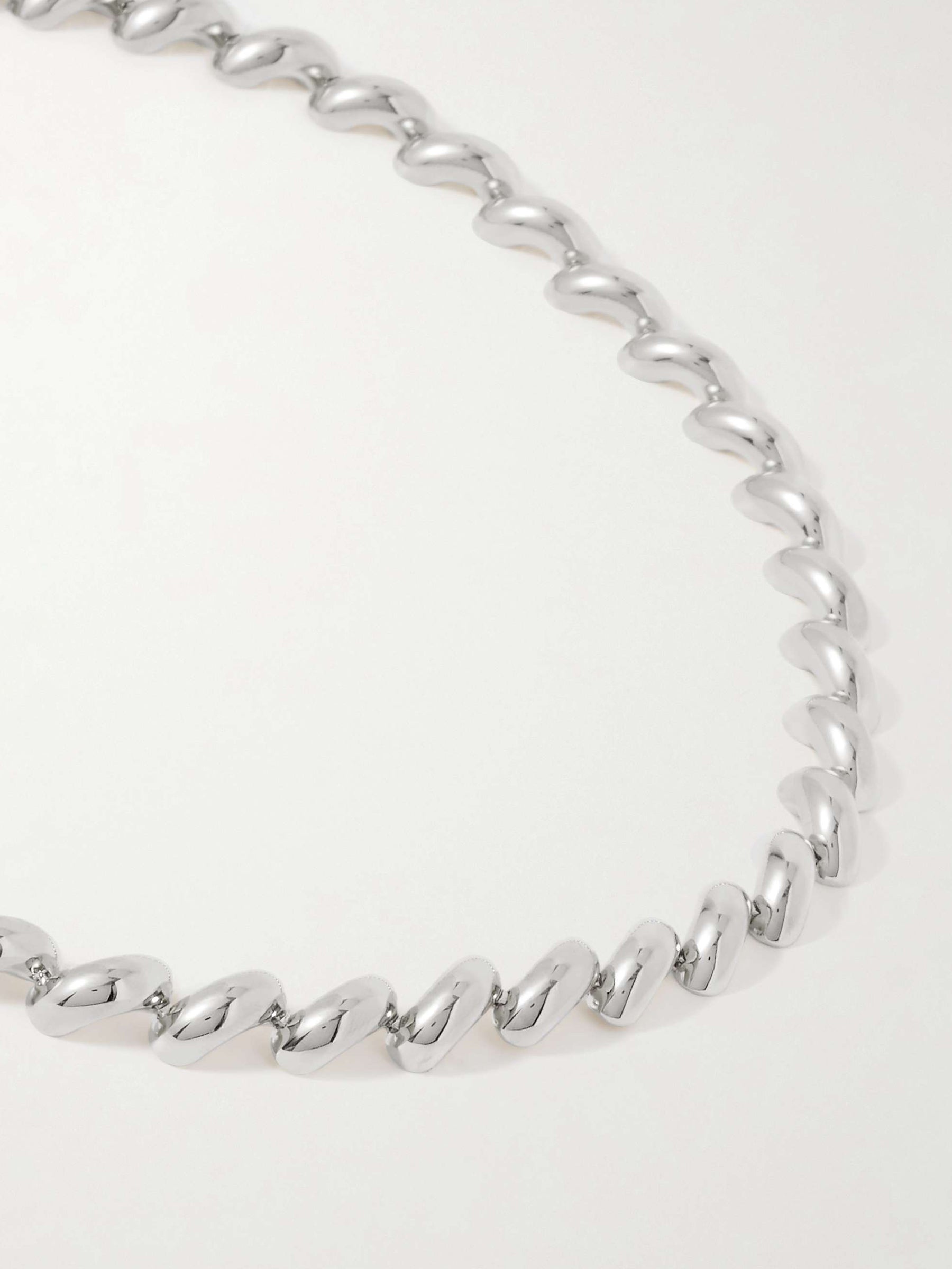 LIÉ STUDIO | Edith Necklace in Silver | The UNDONE