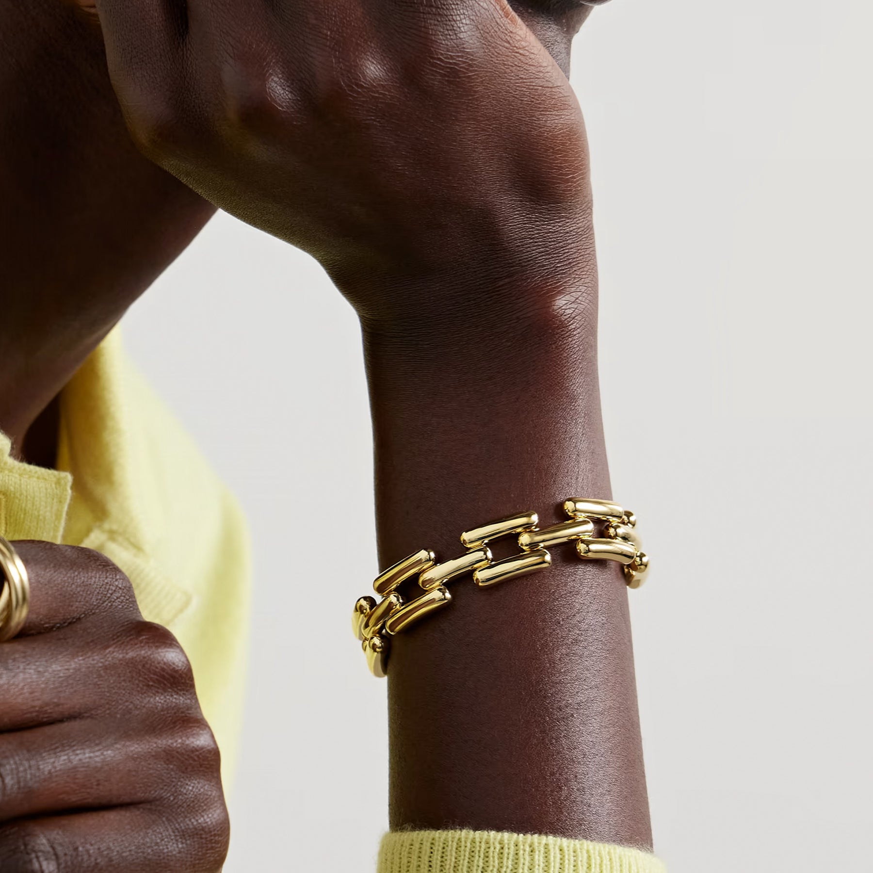 LIÉ STUDIO | Freya Bracelet in Gold | The UNDONE