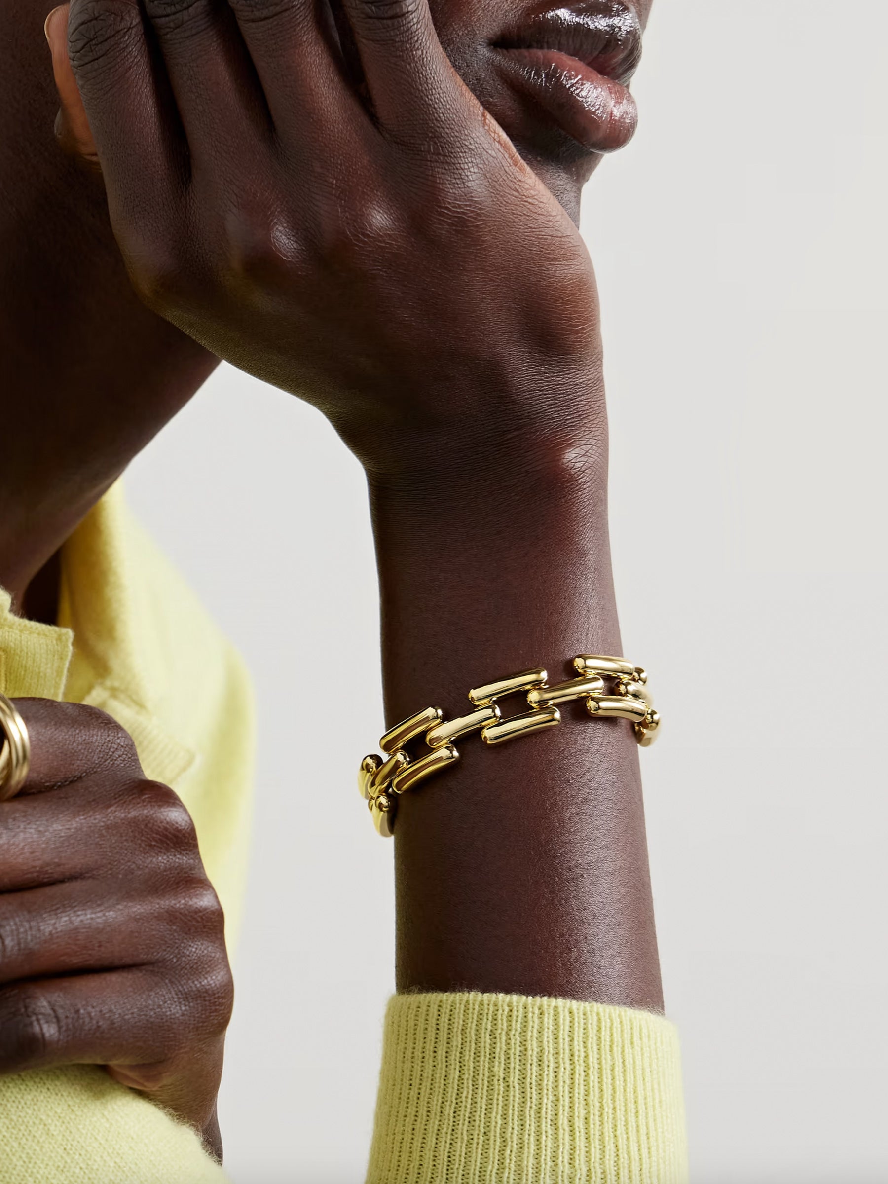 LIÉ STUDIO | Freya Bracelet in Gold | The UNDONE