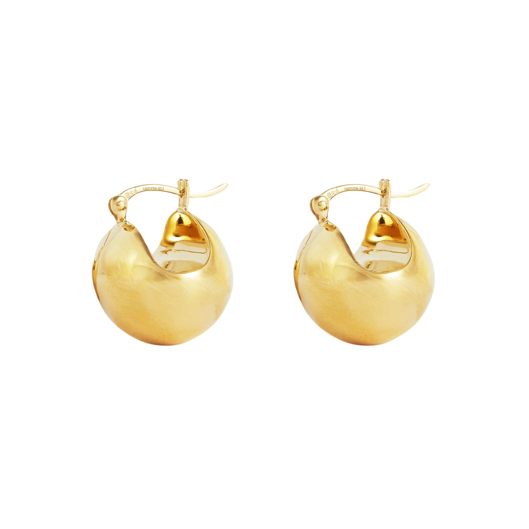 LIÉ STUDIO | The Ingrid Earrings in Gold | The UNDONE