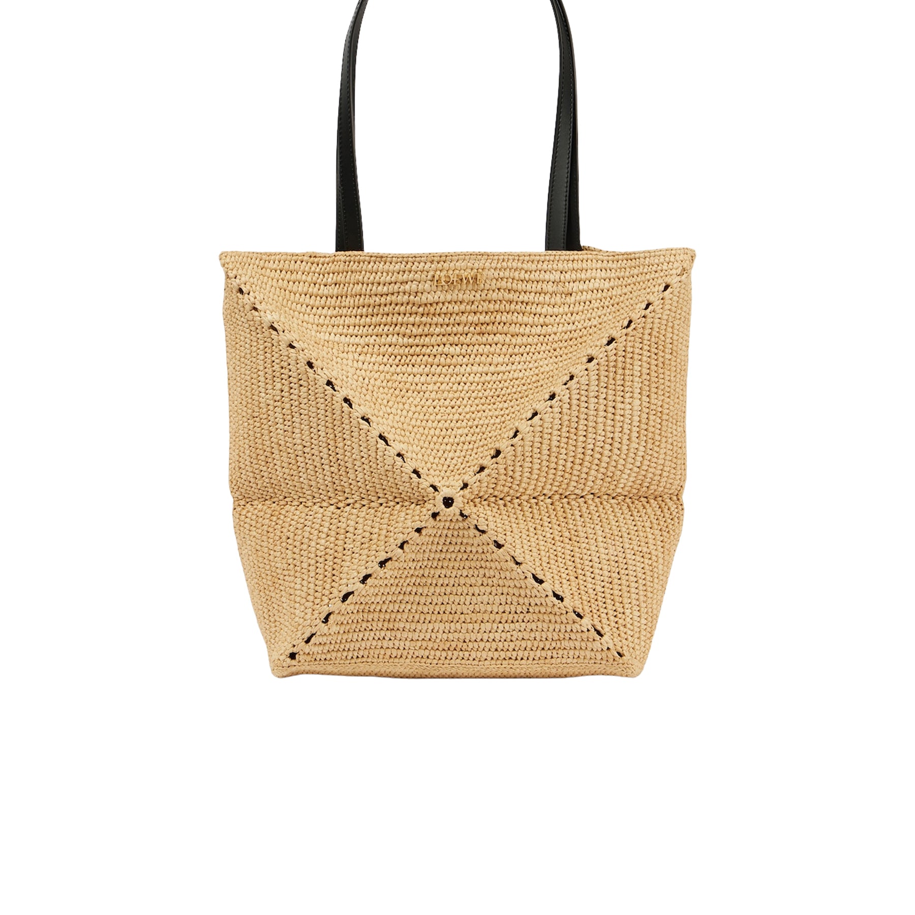 LOEWE | Paula's Ibiza Puzzle Fold Raffia Tote Bag | The UNDONE