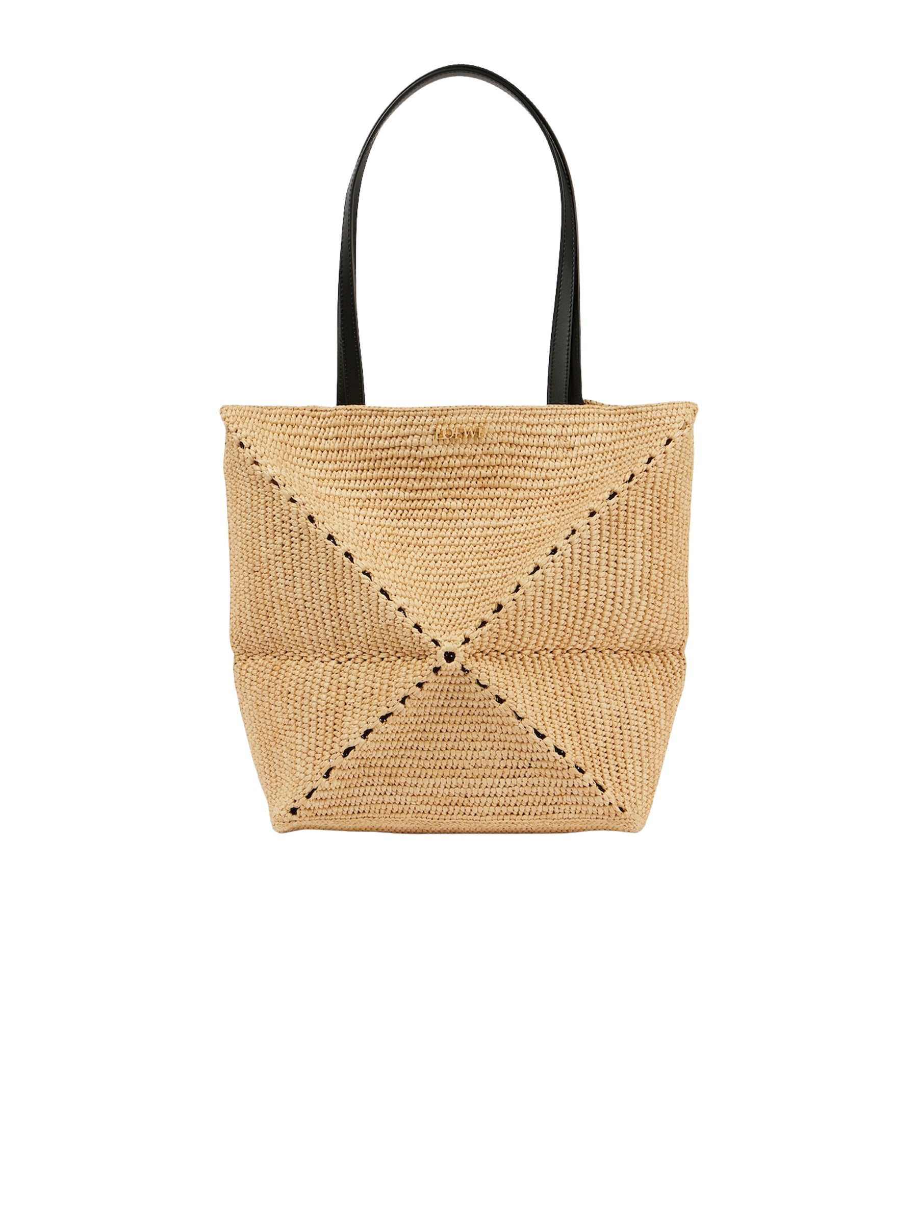 LOEWE | Paula's Ibiza Puzzle Fold Raffia Tote Bag | The UNDONE