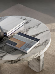 MCM House | Arii Coffee Table in Grey and White Arabescato Marble | The UNDONE