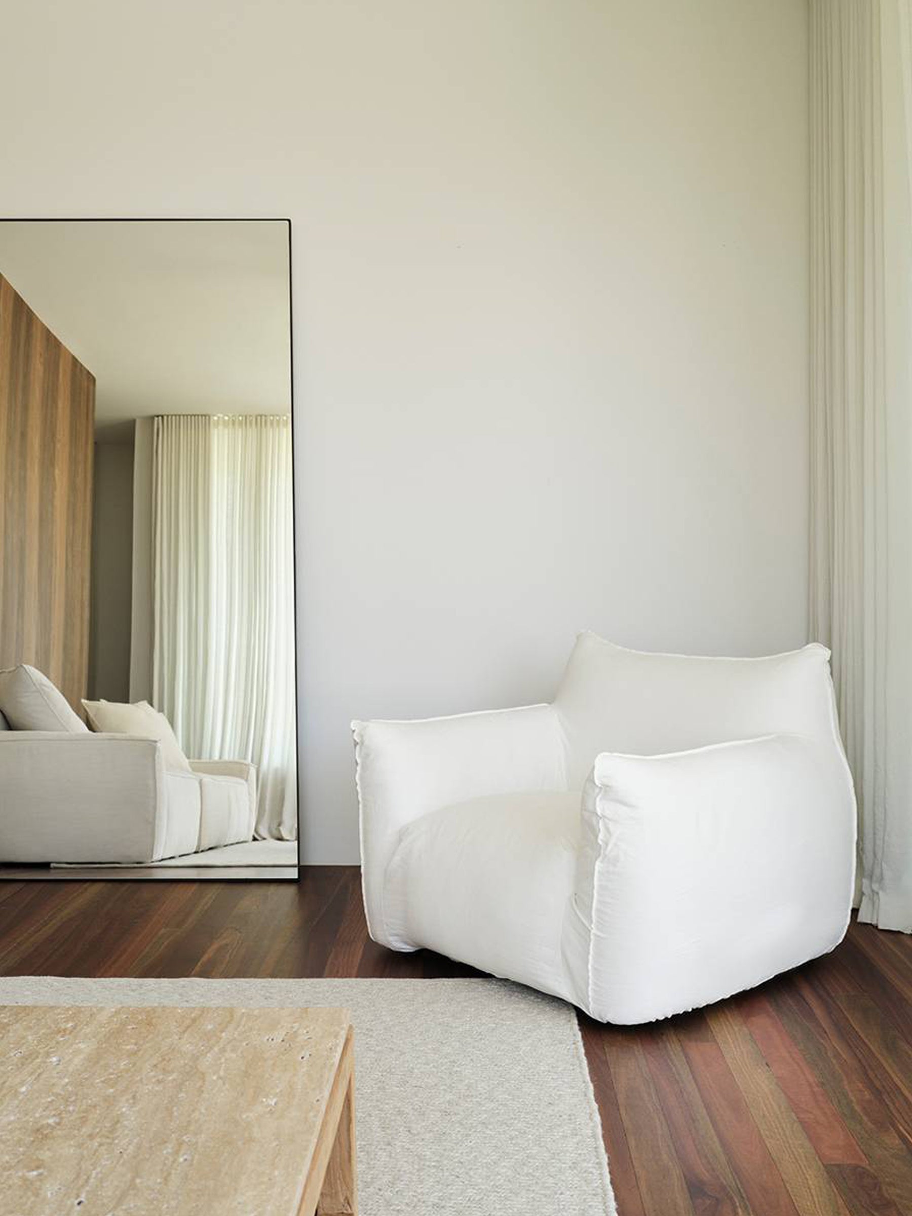 MCM HOUSE | Hucks Armchair in White United Casper | The UNDONE