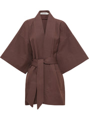 Maison Essentiele | Kimono in Chocolate Brown | The UNDONE