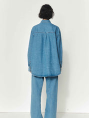 Marle | Alfalfa Shirt in Vintage Blue | The UNDONE