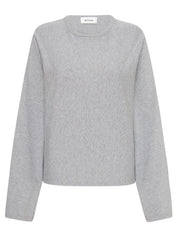 Matteau | Long Sleeve Magyar Tee in Heather Grey | The UNDONE
